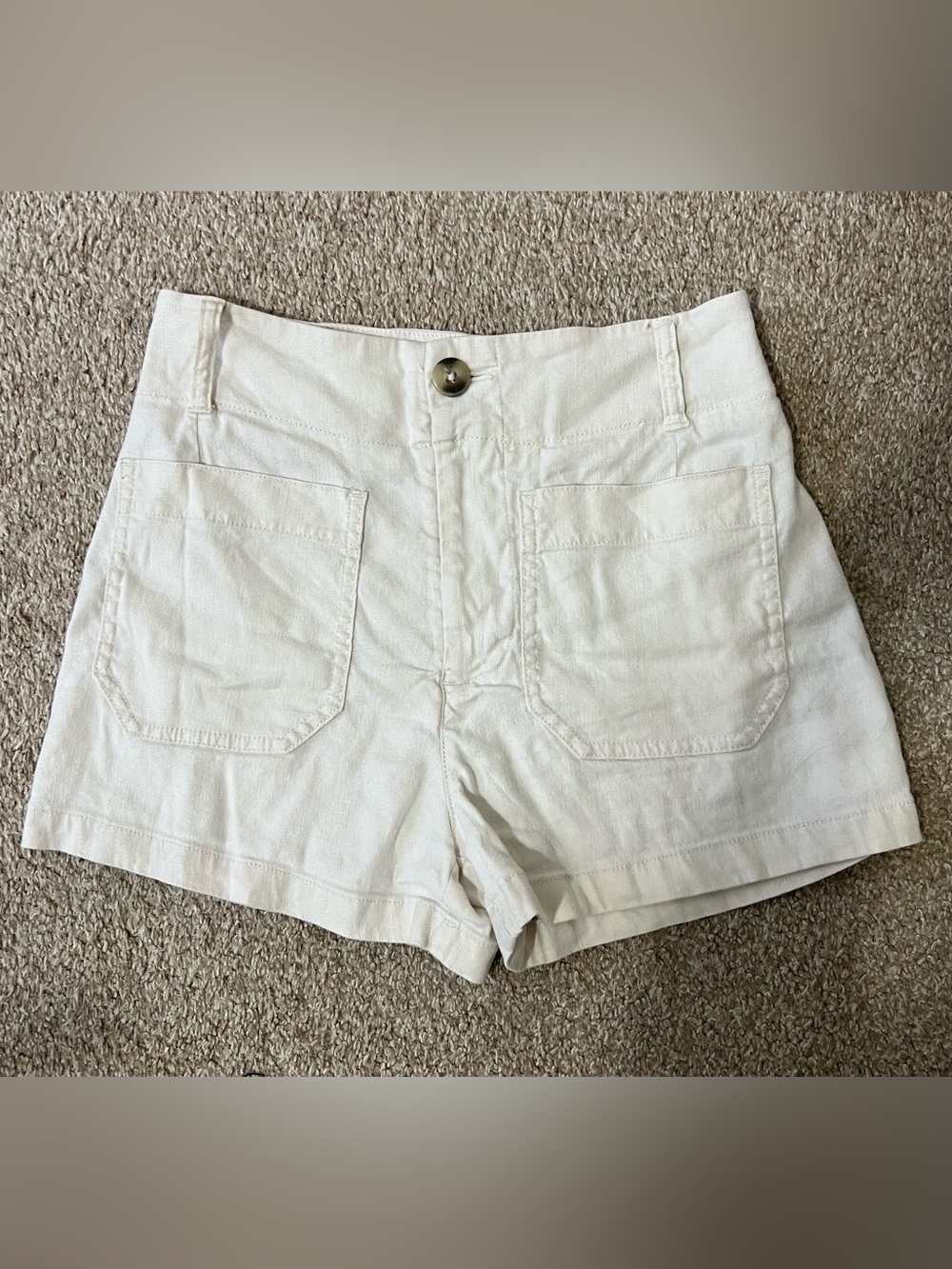 Anthropologie by Maeve THE COLETTE Linen Short Size 25